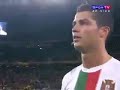 Cristiano Ronaldo spits at the camera
