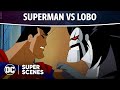 The Animated Series - Vs. Lobo | Super Scenes | DC