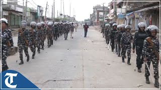 Paramilitary forces conduct flag march in Haryana’s Nuh following clashes