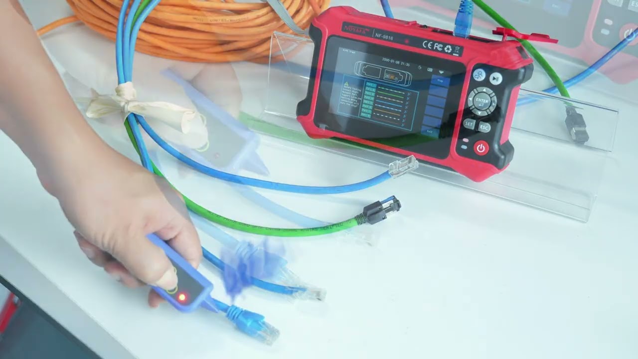 Build & Troubleshoot: NF-9816 OTDR for Fiber & LAN Cable Testing
