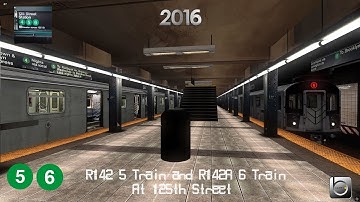 🎥 OpenBVE Quick Classic | R142 (5) & R142A (6) Trains at 125th Street (2016 Throwback)