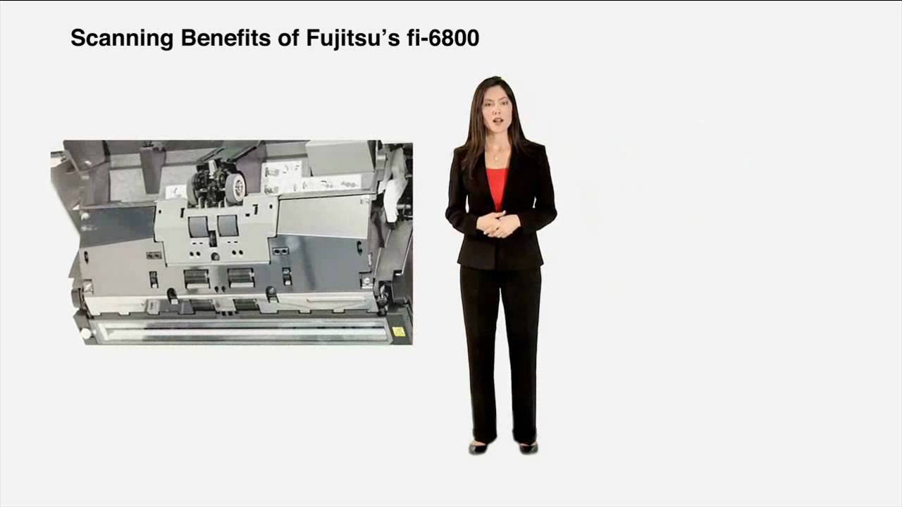Fujitsu fi6800 Production Document Scanner Product Video YouTube