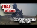 VOLCANIC ERUPTION OF TAAL VOLCANO IN THE PHILIPPINES