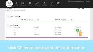 Cortex - Build Out - assigning units to Sections