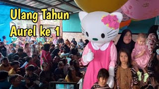 Ulang Tahun Mauren ke 1 Bersama Badut Hello Kitty - Badut mc bikin heboh anak anak