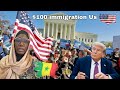 Us immigration demande d'asile aye léral thi $100 yi (jomjop)