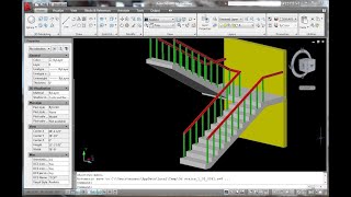 AutoCAD 3D || How to create 3D stairs
