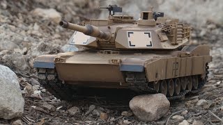 Abrams RC tank OFFROADING!