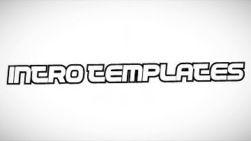 Clean 2D Intro Template(Read Description)