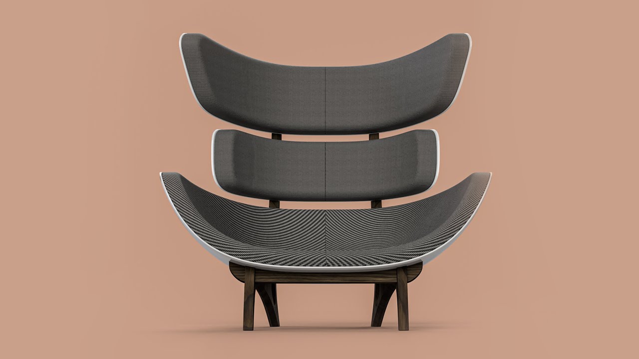 Sixty Five Lounge Chair CAD Time Lapse YouTube