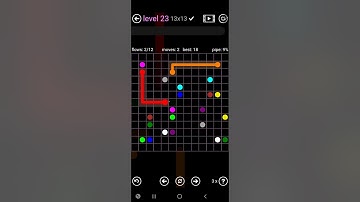 How To Solve Flow Free Premium 13x13 Mania Level 23 Hard Board Walk Through Solution Walkthrough