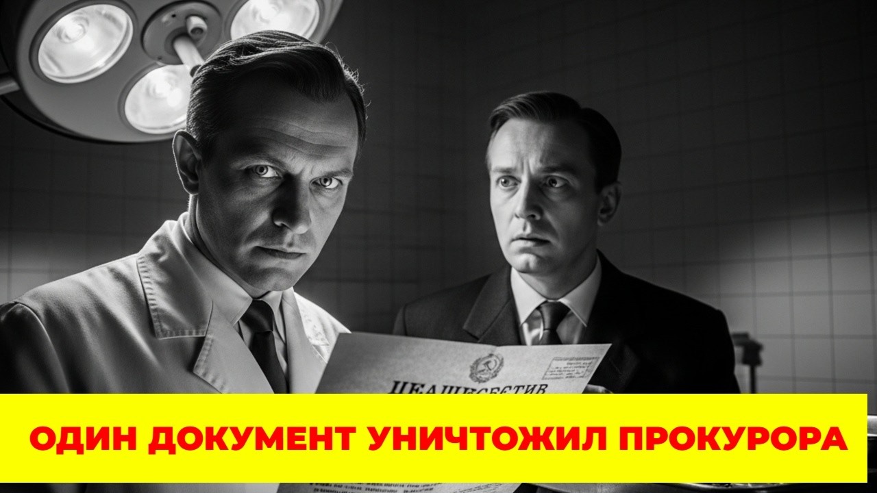 ХИРУРГ ВСКРЫЛ ПРАВДУ. Как советский врач уничтожил карьеру прокурора одним документом
