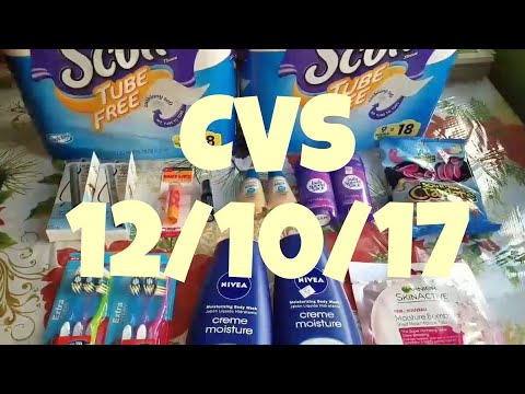 My CVS Haul for this week 12/10/17 – 12/16/17