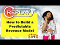 Small business support  lets talk business  how to build a predictable revenue model