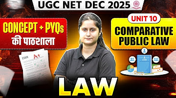 UGC NET Dec Law Classes 2025 | UGC NET Paper 2 Law Unit 10 Comparative Public Law PYQs 2025