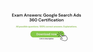Exam Answers: Google Search Ads 360 Certification Answers | Upodated | #examroll