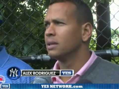 Alex Rodriguez coaches a little league all star te...