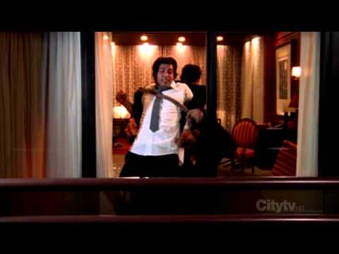 Chuck 01x12 - Chuck and Casey fight