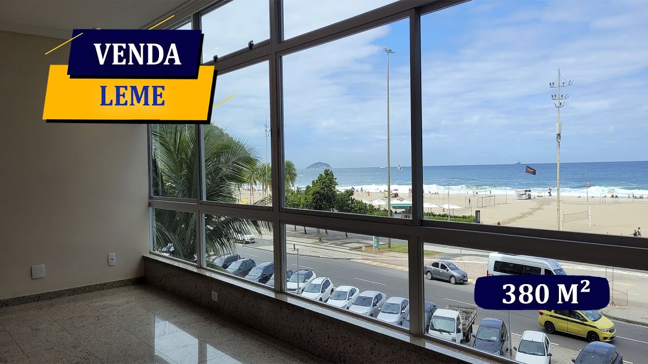 PRAIA DO LEME FRONTAL I ALTO PADRÃO TODO REFORMADO I 380M2 4 QUARTOS 5 BANHEIROS I P.24H I 2 VAGAS