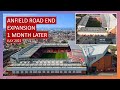 Anfield Road End Expansion | 1 Month Later | July 2021 | Liverpool FC | 4K Drone Footage