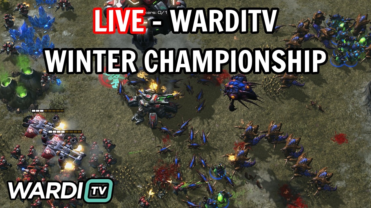 LIVE : WARDITV Winter Championship Playoffs - MaxPax, Solar, Rogue & more [StarCraft 2]