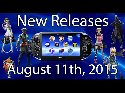 PlayStation Vita New Releases August 11th 2015 |PSVITA|