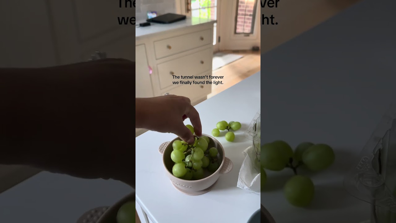 We’re almost out of the trenches.🤣💓#toddlersoftiktok #toddler #toddlertok #toddlers #grapes