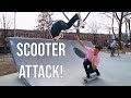 Combat Tactics Used by Scooter Kids Against Skaters