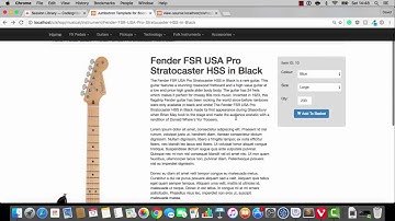 Build an online shop with Codeigniter - part 89: add to basket