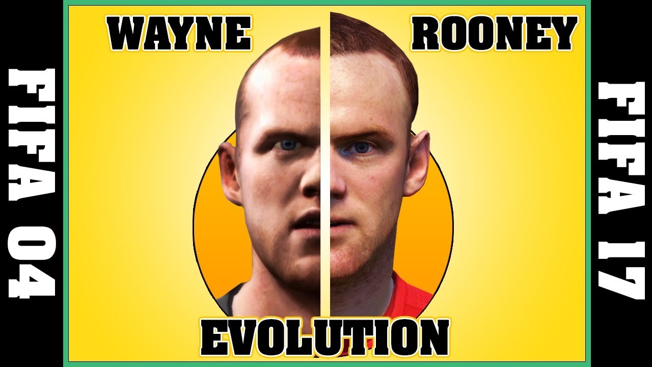 WAYNE ROONEY evolution [FIFA 04 - FIFA 17] ⚽