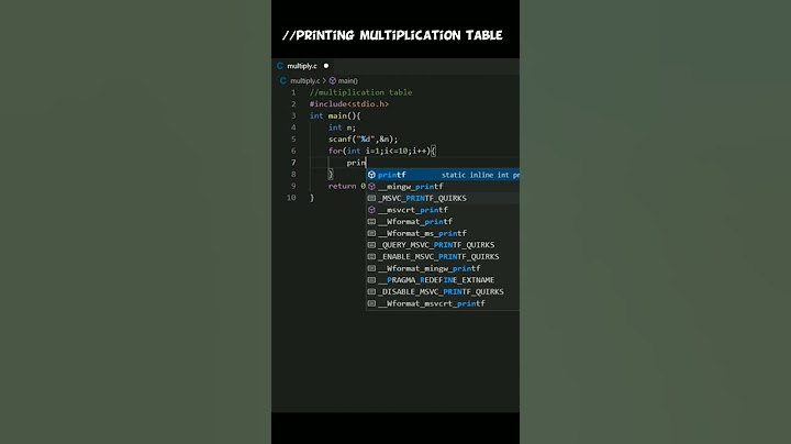 multiplication table in c || #shorts #explore #viral#trending#coding #education #programming#fyp#yt