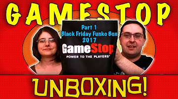 UNBOXING! GameStop Black Friday Funko Mystery Box 2017 - FIRST THREE BOXES