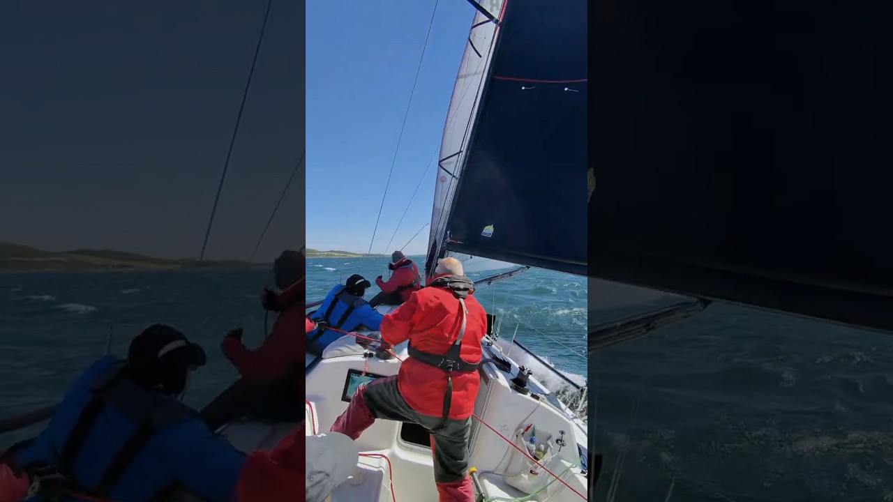 J109 Planing in 20 Knots #sailing #downwind #racing