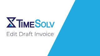 Edit Draft Invoice Help Tutorial