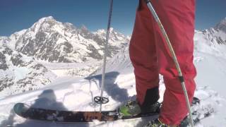 Putting on Ski trab TR2