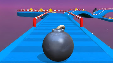 Sky Rolling Ball 3D Gameplay Speedrun Max All Levels 295