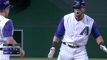 COL@ARI: Peralta rips two-run triple to right field