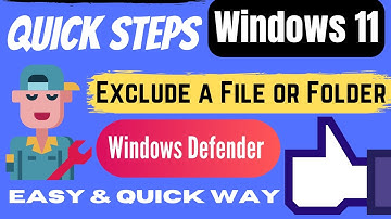 How to Exclude a File or Folder from Windows Defender Scan In Windows 11 ( 2025 )