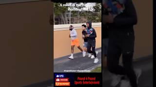 ADRIEN BRONER RUNNING 5 MILES TRAINING FOR BLAIR COBBS FIGHT