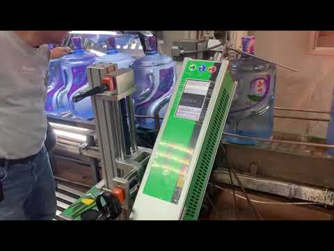 co2 Ganten water pe plastic bottle expiry date laser printer