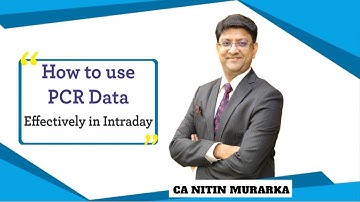 How to Use the Put Call Ratio[PCR] Data Effectively on Intraday|| Nitin Murarka Nifty ke Nishanebaaz