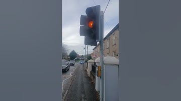 Bassaleg: Caerphilly Road, Plessey Automation Mellor Traffic Lights Pelican Crossing