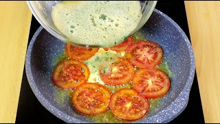 If you have two tomatoes and eggs, prepare this recipe for breakfast ❗ Tasty Recipes