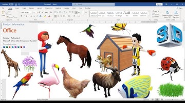 3D Models in Office Easily insert 3D models into PowerPoint Word and Excel rotate flip spin pan zoom