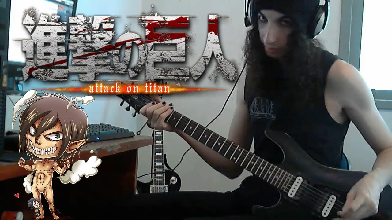 Shingeki no Kyojin (Opening 2 Guitar Cover) + Bônus Rangers