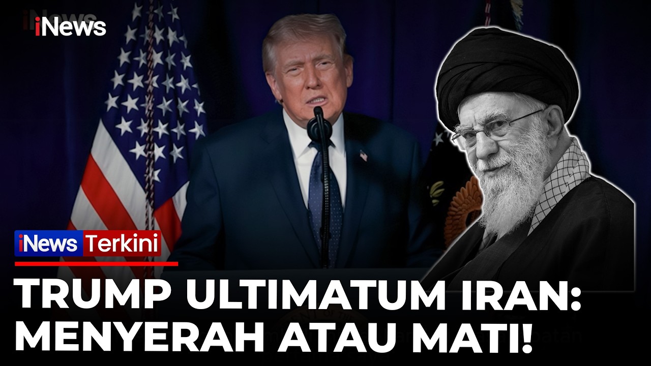 Trump Tegaskan akan Terus Serang Iran hingga Tujuan Tercapai:  | iNews Terkini
