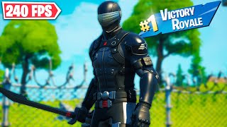 *NEW* SNAKE EYES Skin Gameplay \/ Solo Win Gameplay (Fortnite Season 5 No Commentary, PC, 1080p)