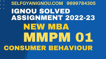 mmpm 1 solved assignment 2022-23