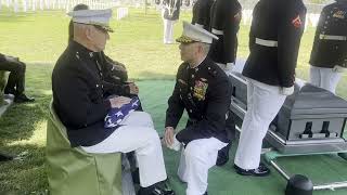 Military Funeral of BGen George R. Brier, USMC, Arlington National Cemetery, June 15, 2023