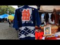 【4K】京都 弘法市【東寺】雨の中を歩く　アンティーク フリーマーケット Kyoto flea market walking in the rain